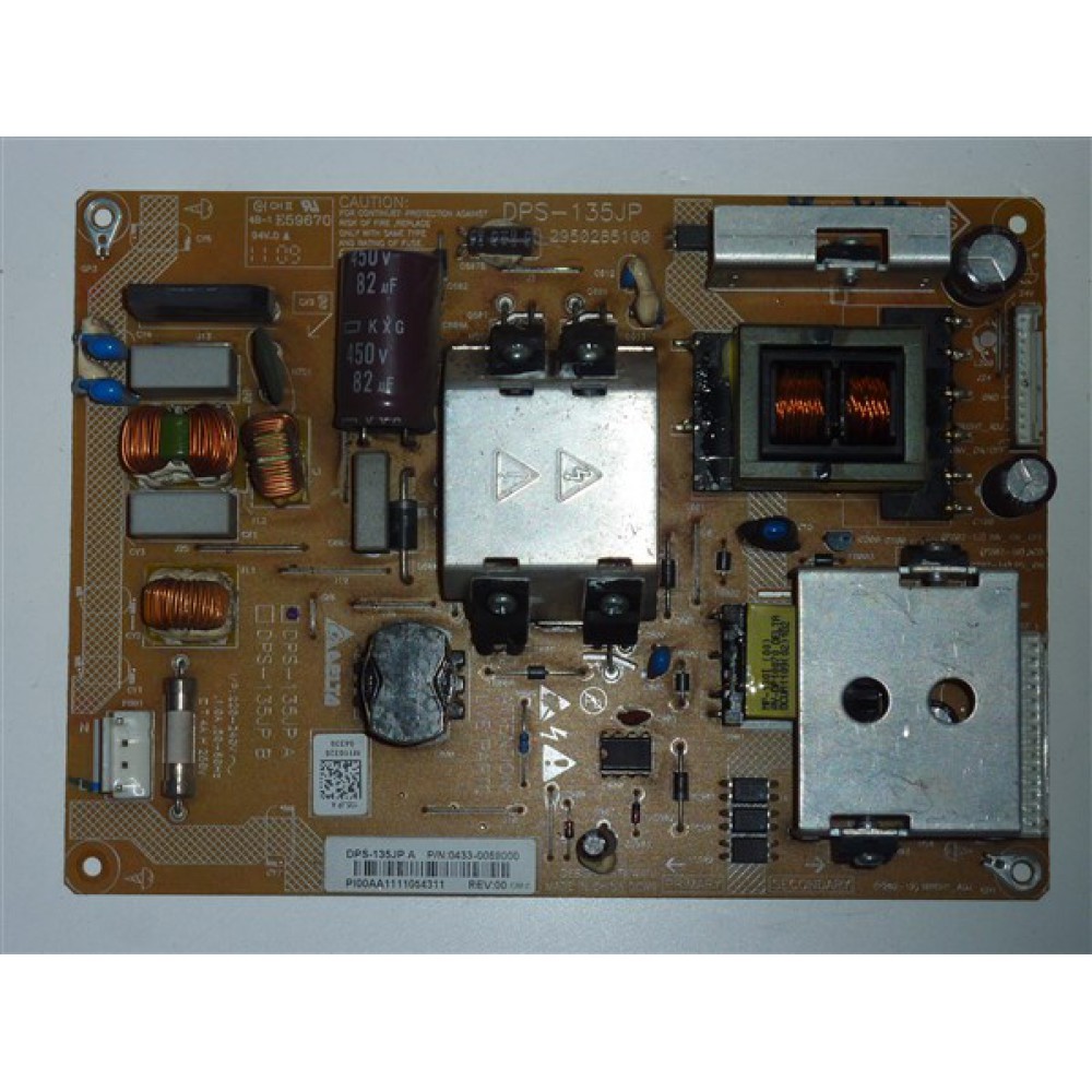 DPS-135JPA, 2950285100, TOSHIBA POWER BOARD.