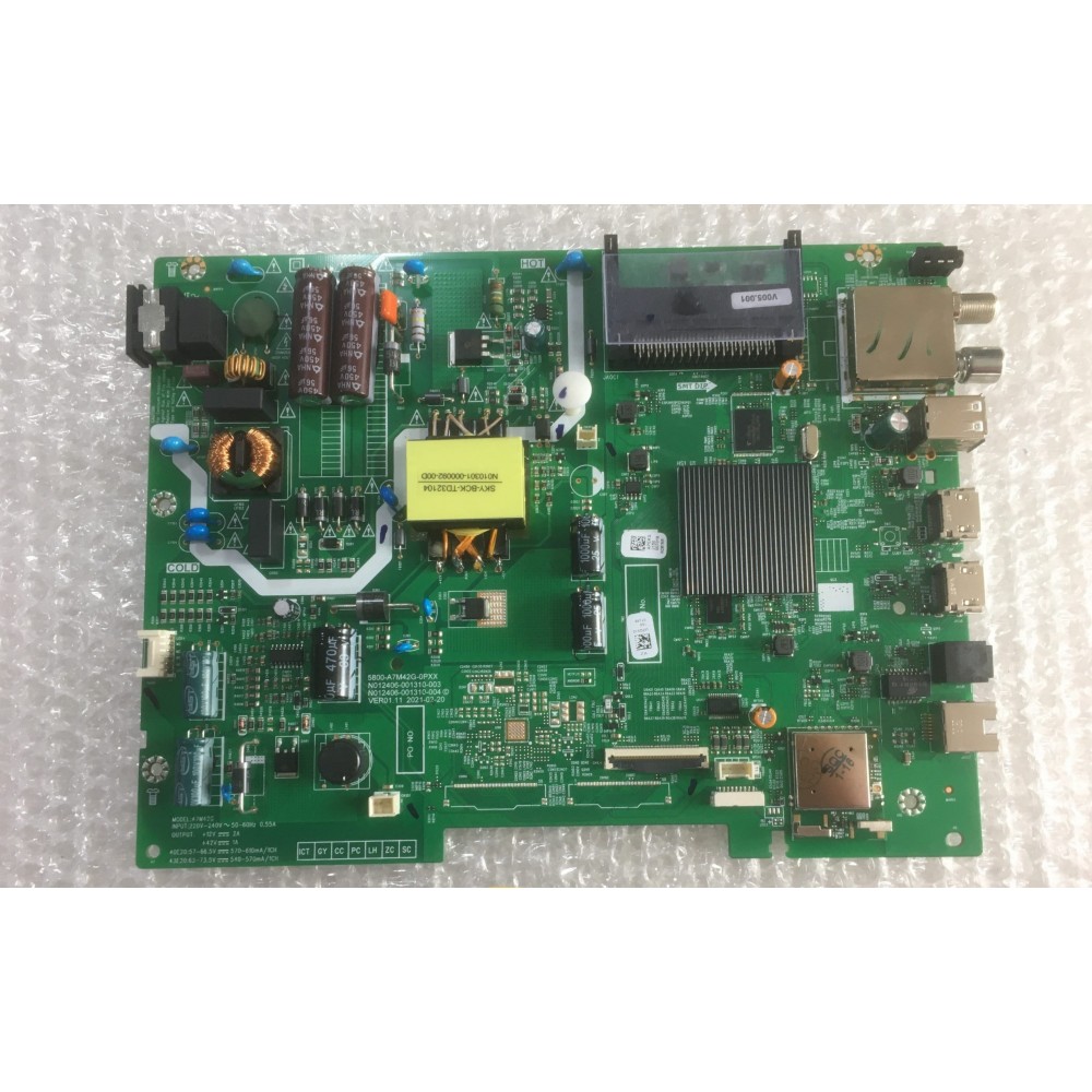 A7M42G, 5800-A7M42G-0PXX, GRUNDIG, 40GFF6950B, MAİN BOARD, ANA KART,